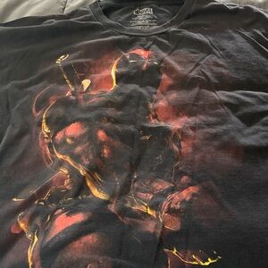 Marvel Black and Red Graphic Tee